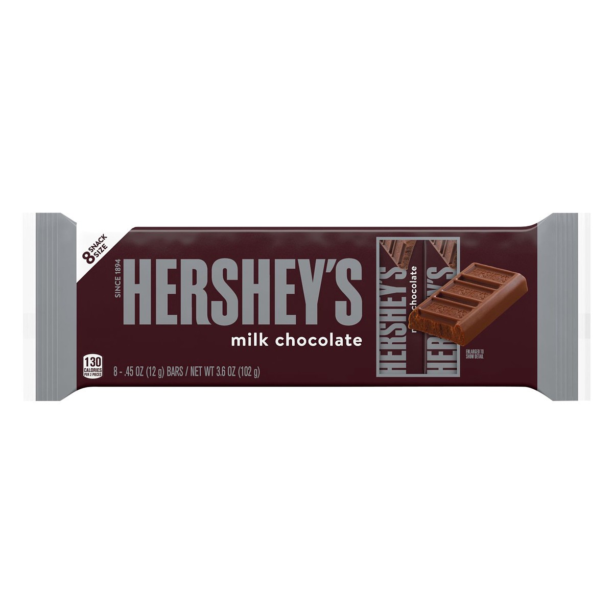 slide 1 of 5, Hershey's Chocolate Bar, 8 ct