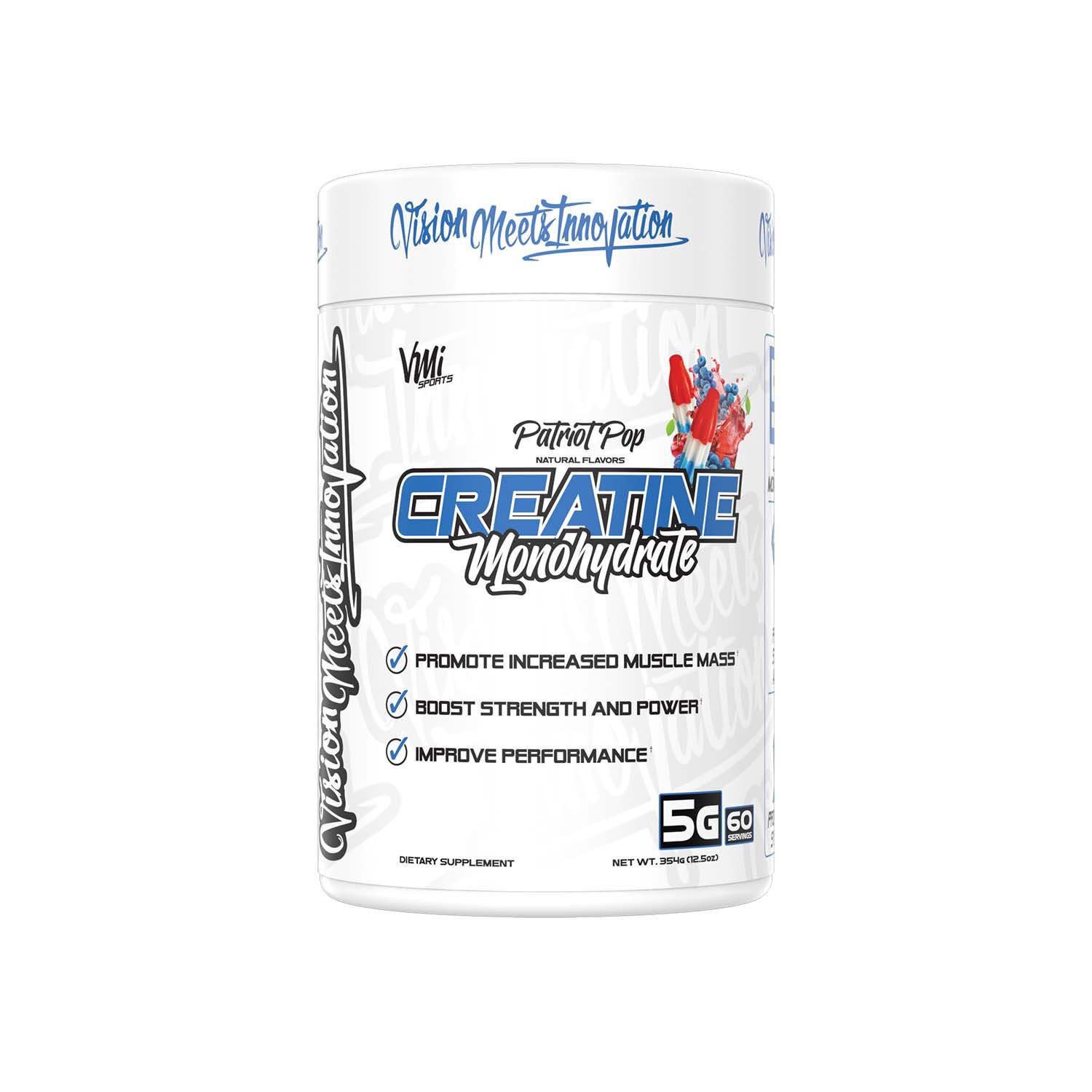 slide 1 of 1, VMI Sports Creatine Monohydrate - Patriot Pop, 12.5 oz