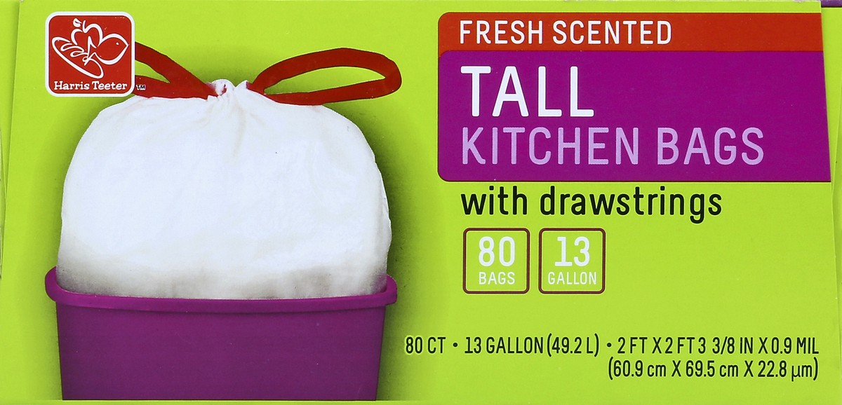slide 4 of 5, Harris Teeter Ds Tall Kitchn Frsh Sct Bag, 80 ct