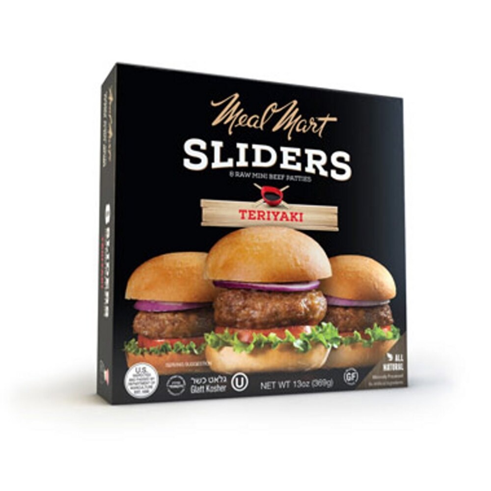 slide 1 of 1, Meal Mart Teriyaki Beef Patties, 8 ct; 13 oz