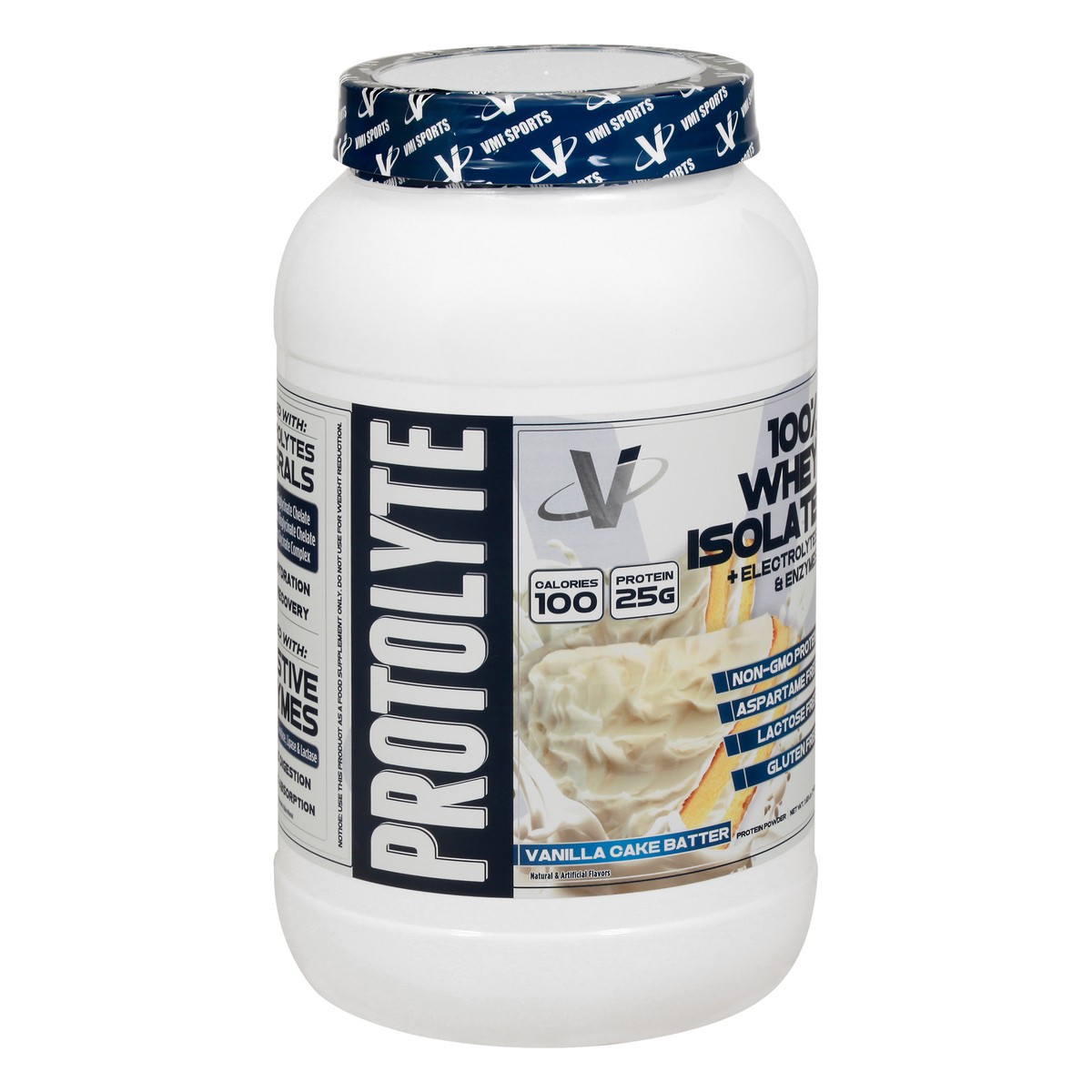 slide 2 of 13, VMI Vanilla Cake Batter Protein Powder 1.63 lb, 1.63 lb