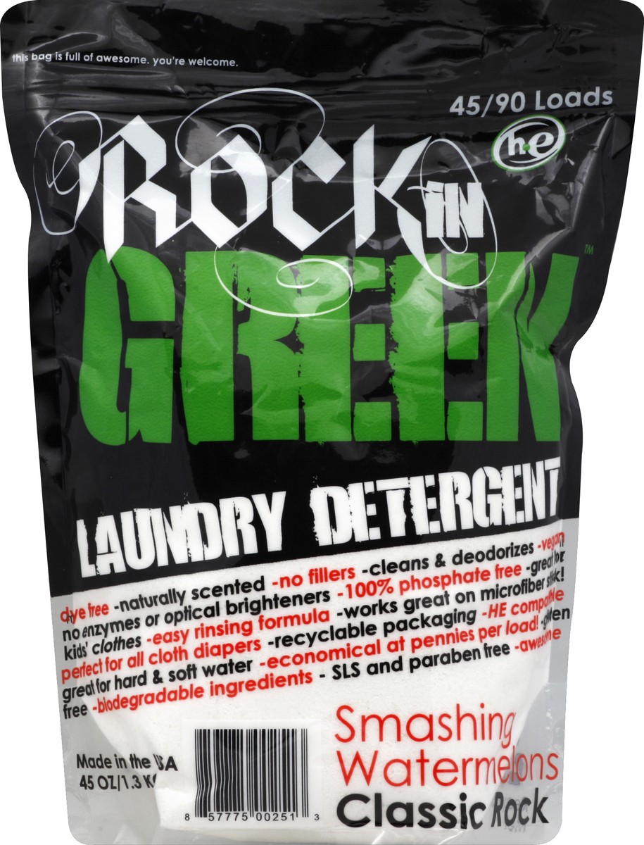 slide 2 of 3, Rockin Green Laundry Detergent 45 oz, 45 oz