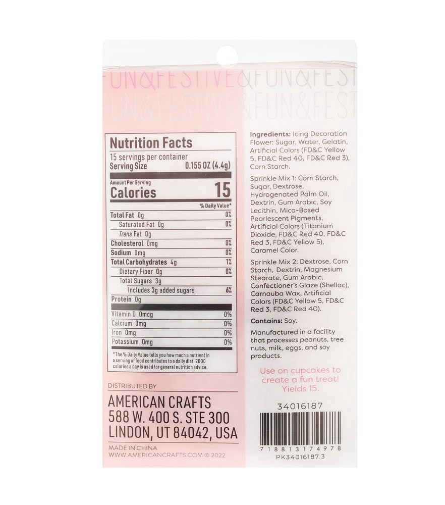 slide 4 of 4, Sweetshop™ Decorating Kit Flower Power, 2.33 oz