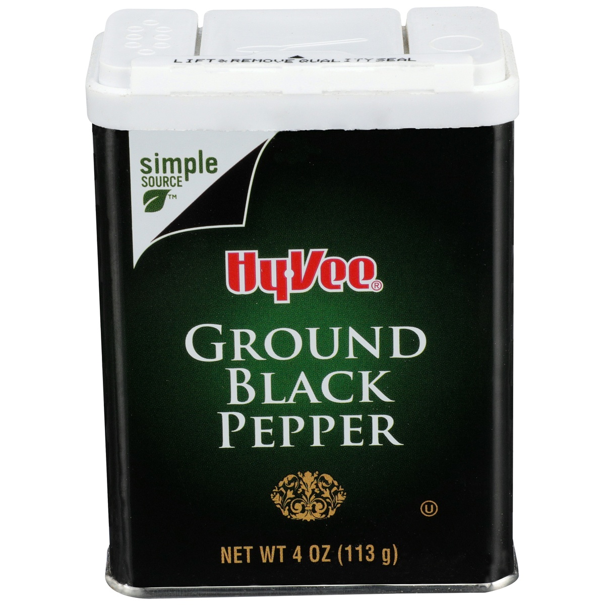 slide 1 of 1, Hy-vee Ground Black Pepper, 4 oz