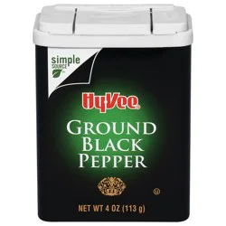Hy-vee Ground Black Pepper