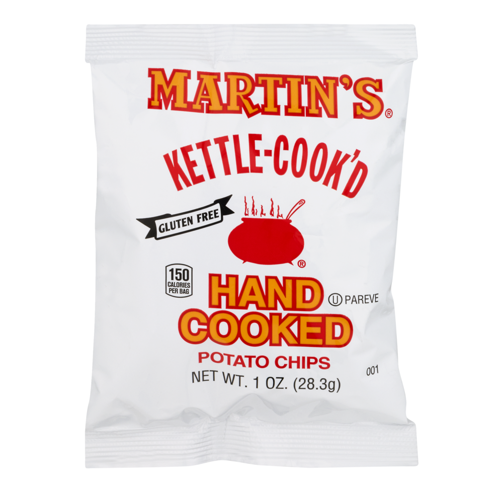 slide 1 of 1, Martin's Kettle Cooked Chips, 1 oz