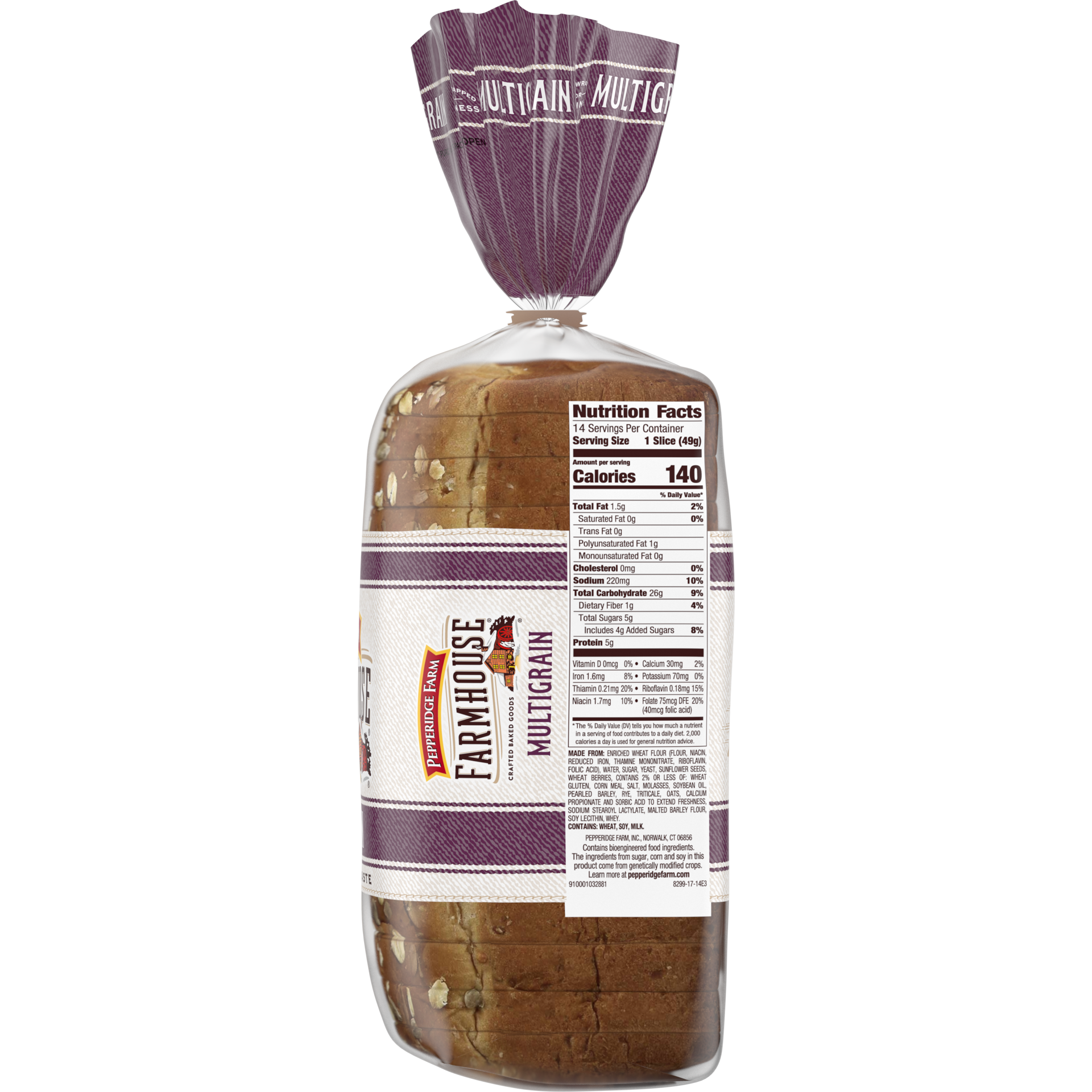 slide 4 of 5, Pepperidge Farm Multigrain Bread, 24.000 oz