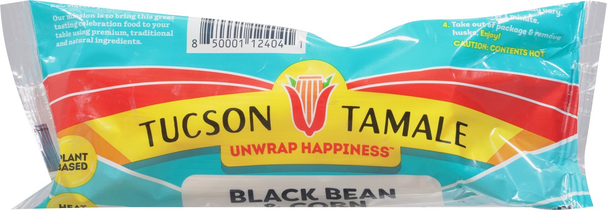 slide 8 of 11, Tuscon Tamale Gluten Free Plant Based Lactose Free Black Bean & Corn Tamale 5 oz, 5 oz