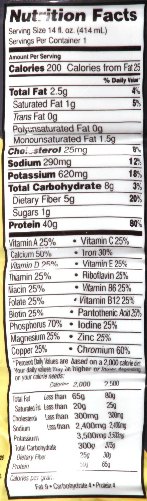 slide 4 of 6, Muscle Milk RTD Pro Banana Bottle, 14 fl oz