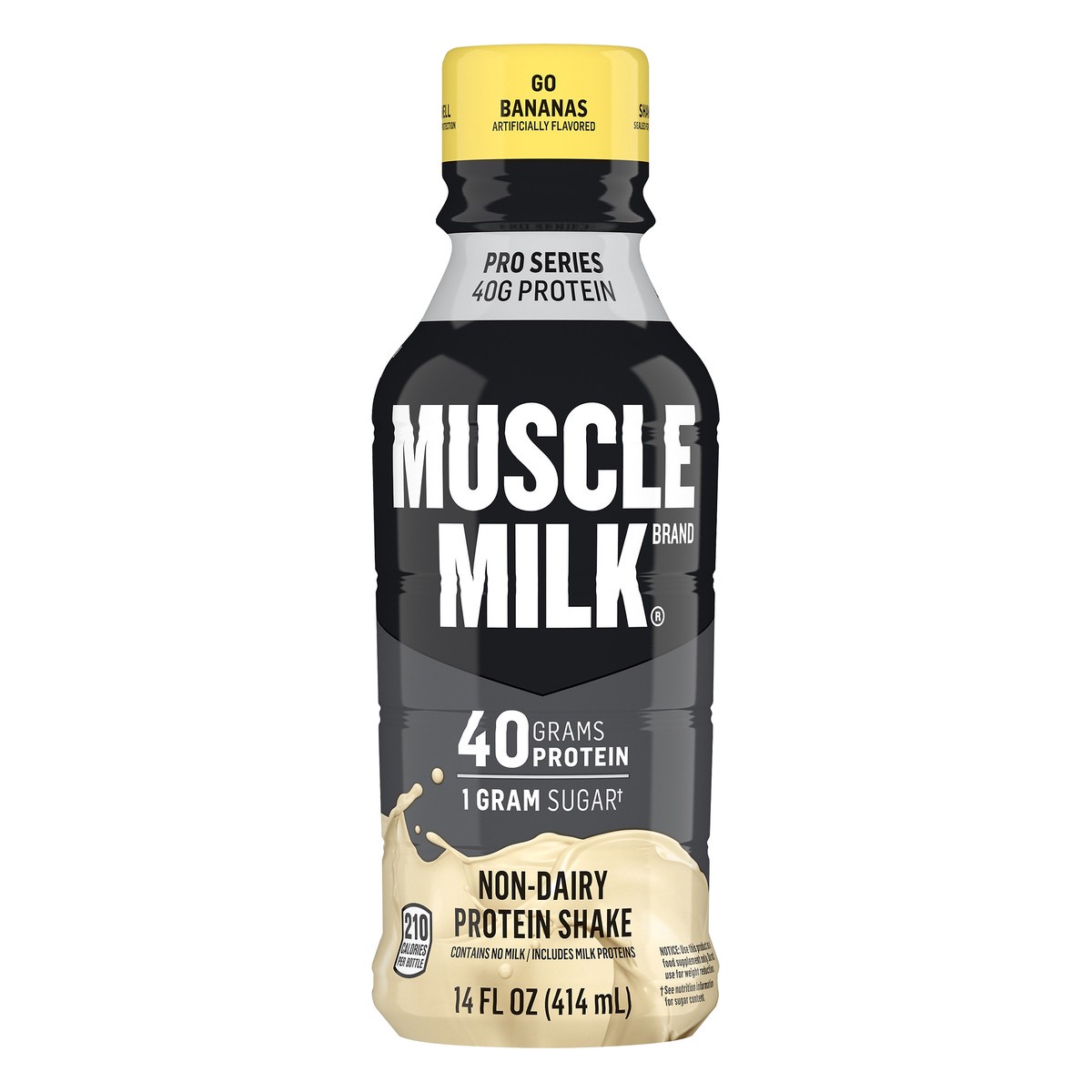 slide 1 of 6, Muscle Milk RTD Pro Banana Bottle, 14 fl oz