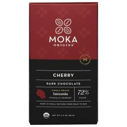 Moka Origins 72% Cacao Cherry Dark Chocolate 2.4 oz