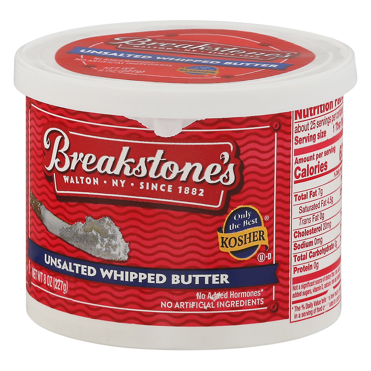 slide 3 of 9, Breakstone's Whipped Butter, Unsalted, 8 ct