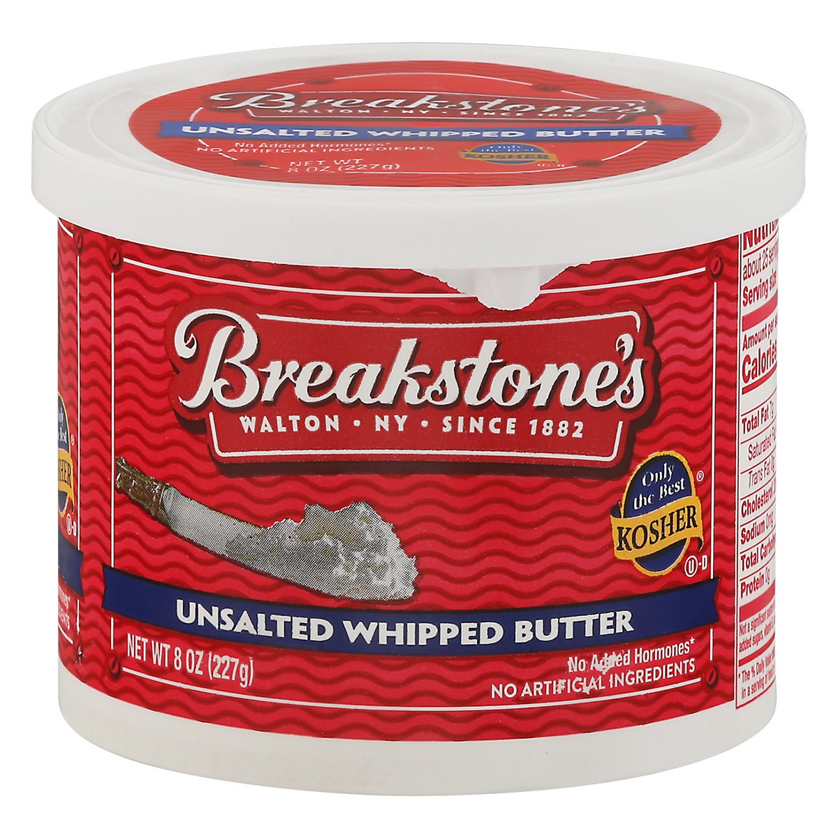 slide 1 of 9, Breakstone's Whipped Butter, Unsalted, 8 ct