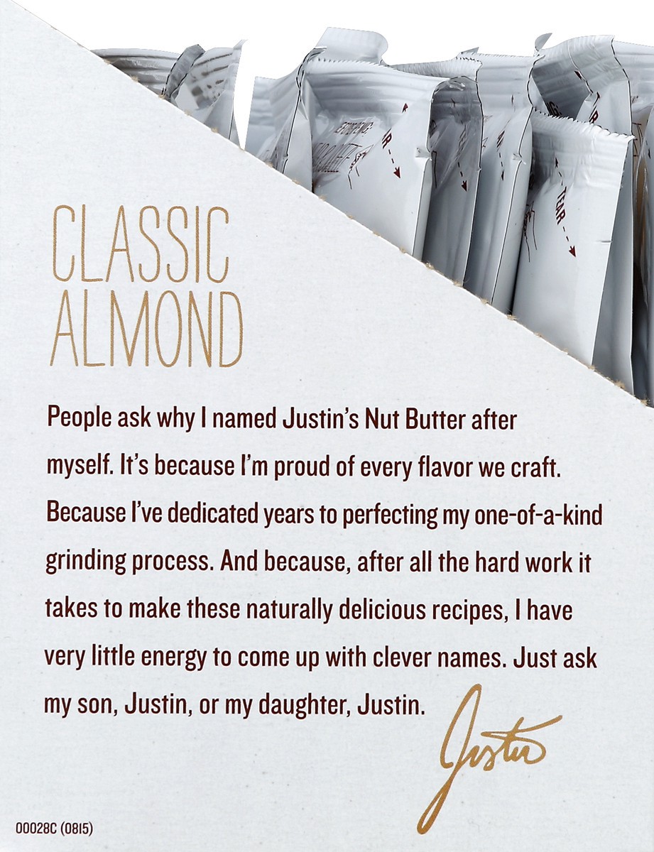 slide 3 of 6, Justin's Classic Almond Butter, 10 ct; 1.15 oz