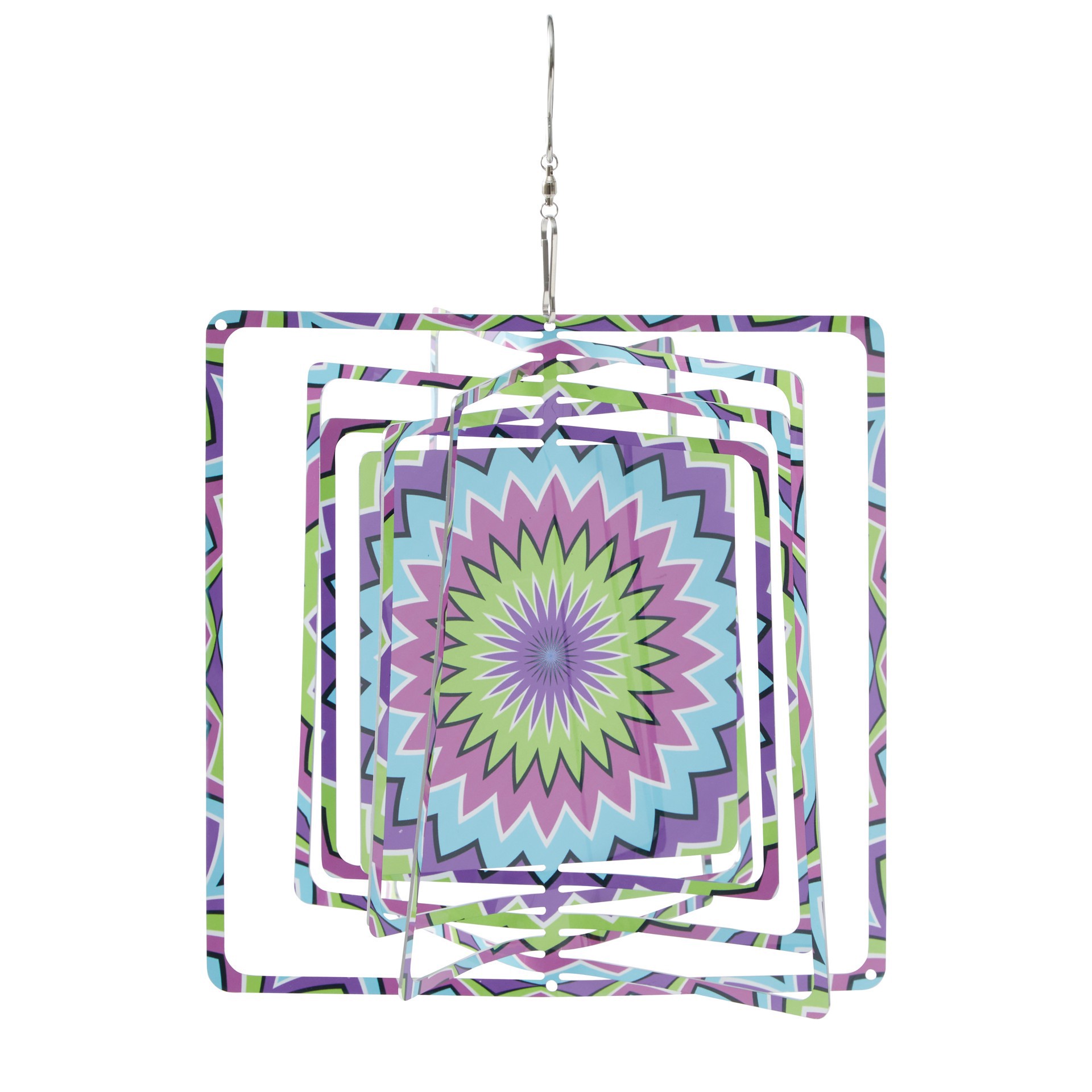 slide 3 of 3, 8" X 8" Sublimation Wind Spinner By Make Market, 8 in x 8 in
