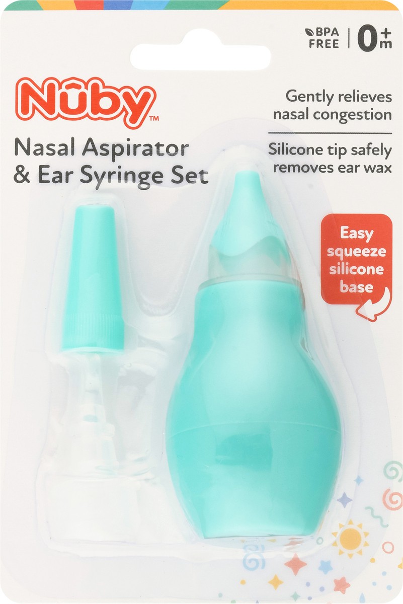 slide 7 of 11, Nuby Nasal Aspirator & Ear Syringe Set, 1 ct