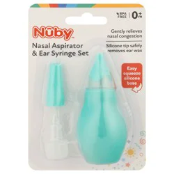 Nuby Nasal Aspirator & Ear Syringe Set