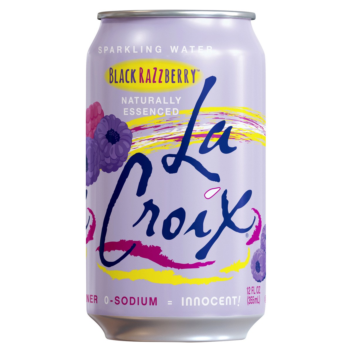slide 5 of 11, La Croix Black Razzberry Sparkling Water Single Can - 12 fl oz, 1 ct