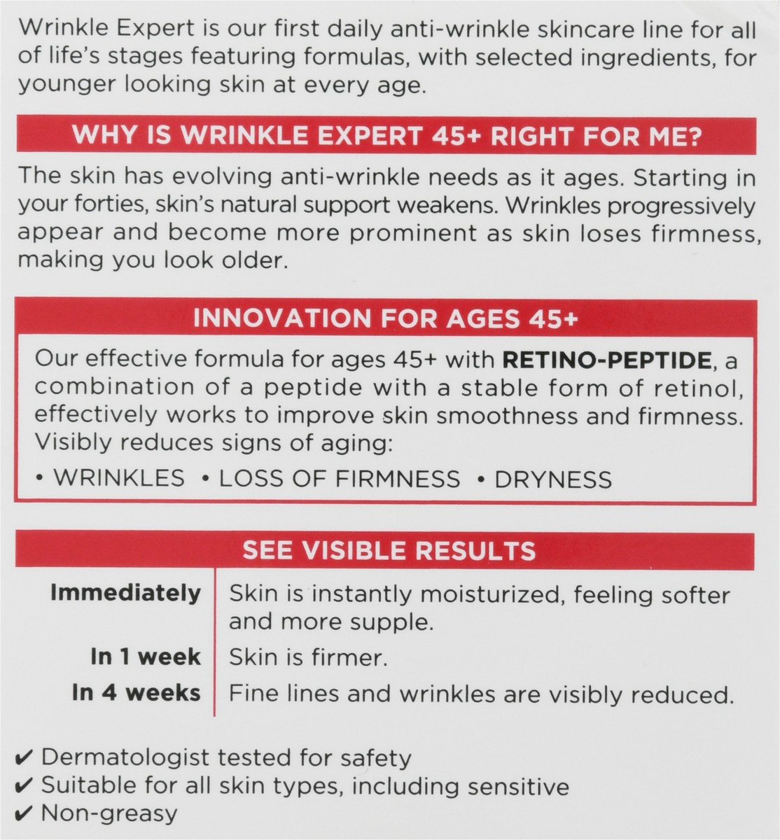 slide 4 of 9, L'Oréal Wrinkle Expert 45+ Retino-Peptide Day/Night Moisturizer 1.7 oz, 1.7 oz