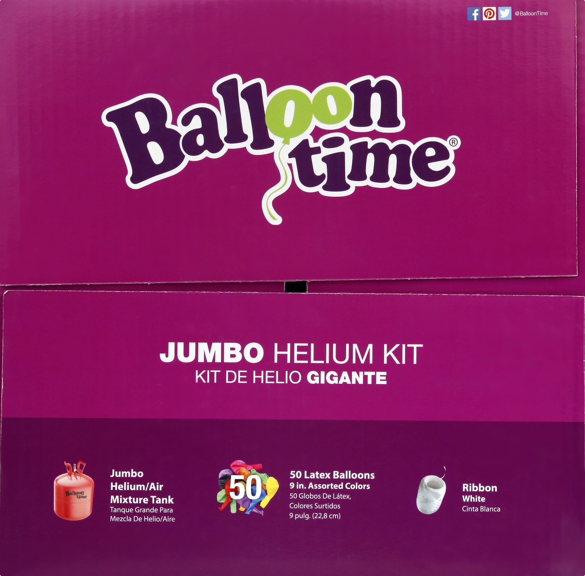 slide 5 of 9, Balloon Time Jumbo Helium Kit 1 ea, 1 ct