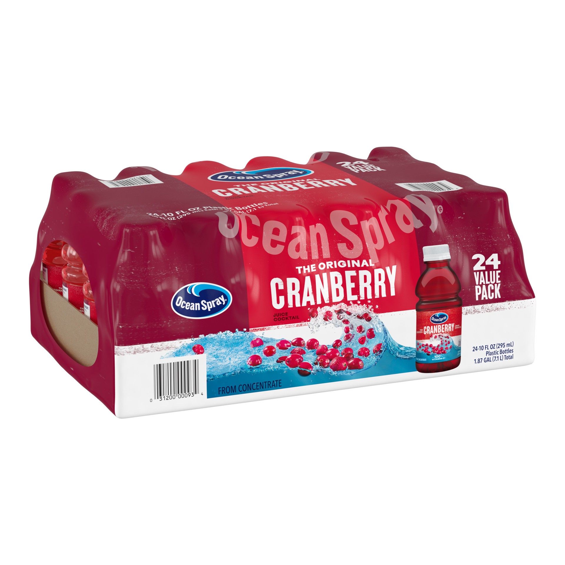 slide 2 of 10, Ocean Spray Cranberry Juice, 24 x 11 ct