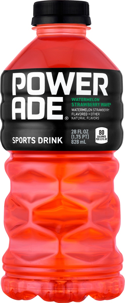 slide 4 of 4, Powerade Watermelon Strawberry Wave Sports Drink, 28 oz