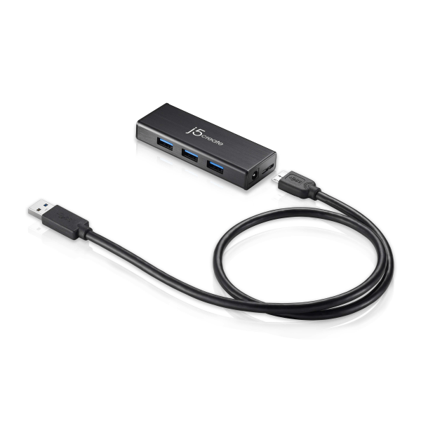 slide 6 of 7, j5create 4-Port Usb 3.0 Hub, Juh340, 1 ct