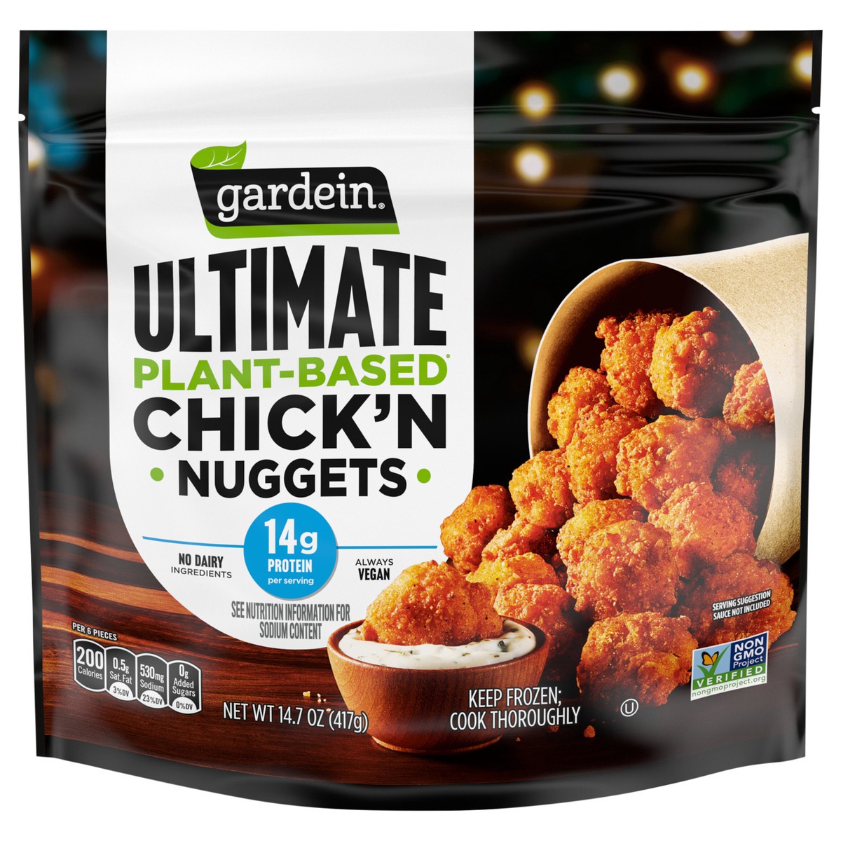 slide 1 of 5, Gardein Ultimate Plant-Based Chick’N Nuggets 14.7 oz, 14.7 oz