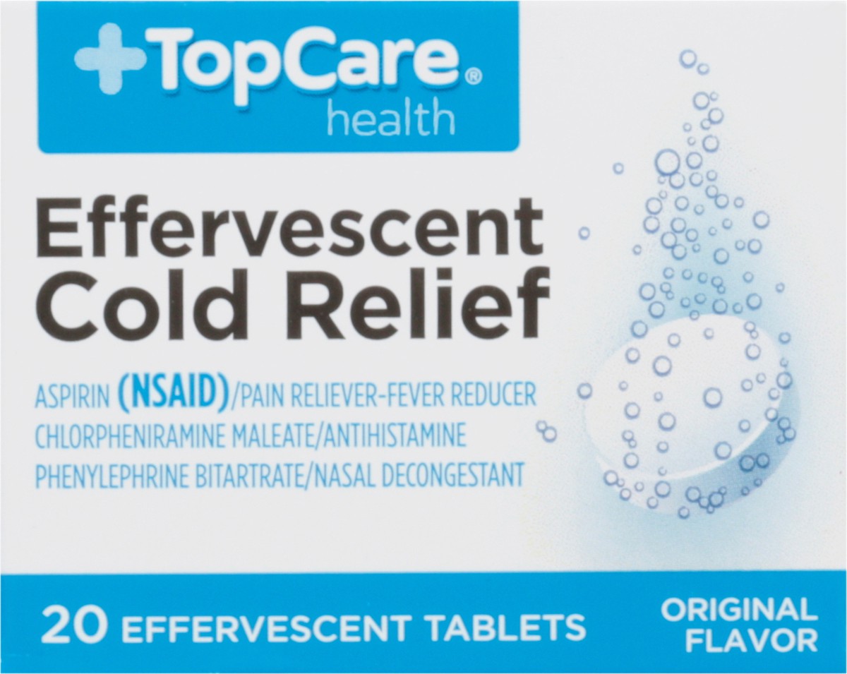 slide 11 of 16, TopCare Effervescent Cold Relief, 20 ct