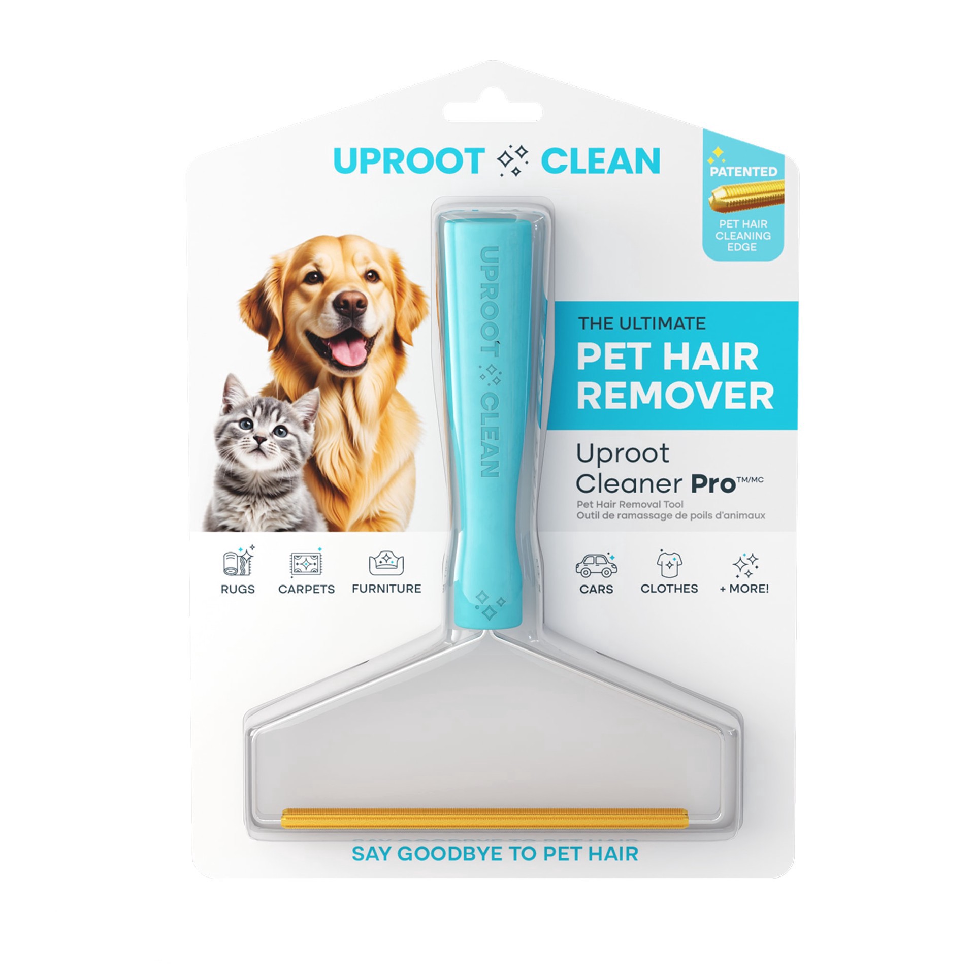 slide 1 of 1, Uproot Cleaner Pro Hair Removal Tool for Cats and Dogs, Medium, MED
