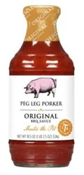 Peg Leg Porker Original BBQ Sauce, 18.5 oz