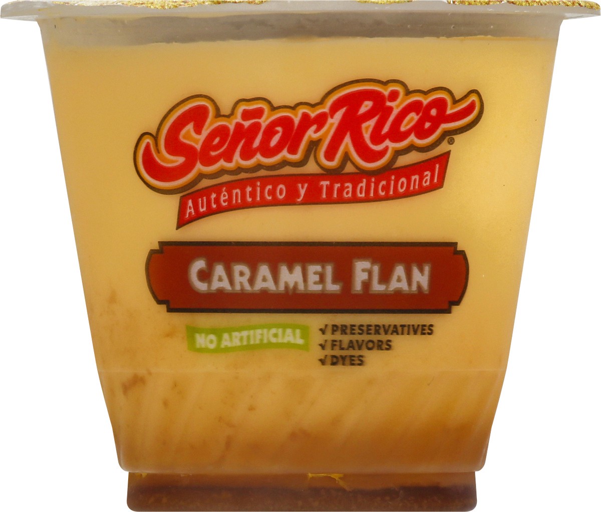 slide 5 of 9, Señor Rico Caramel Flan 8 oz, 8 oz