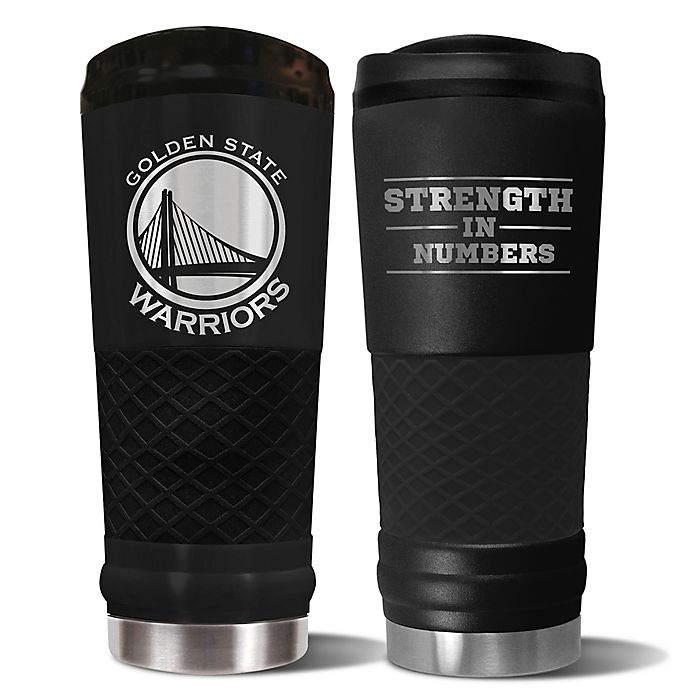 slide 1 of 1, NBA Golden State Warriors Powder Coated STEALTH Draft Tumbler, 24 oz