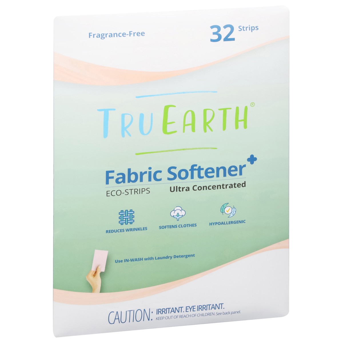 slide 12 of 12, Tru Earth Eco-Strips Ultra Concentrated Fragrance-Free Fabric Softener 32 ea, 32 ct