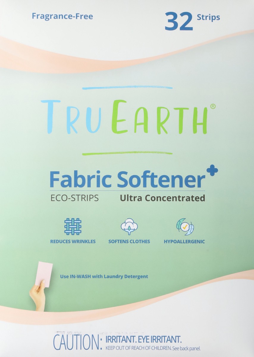 slide 8 of 12, Tru Earth Eco-Strips Ultra Concentrated Fragrance-Free Fabric Softener 32 ea, 32 ct