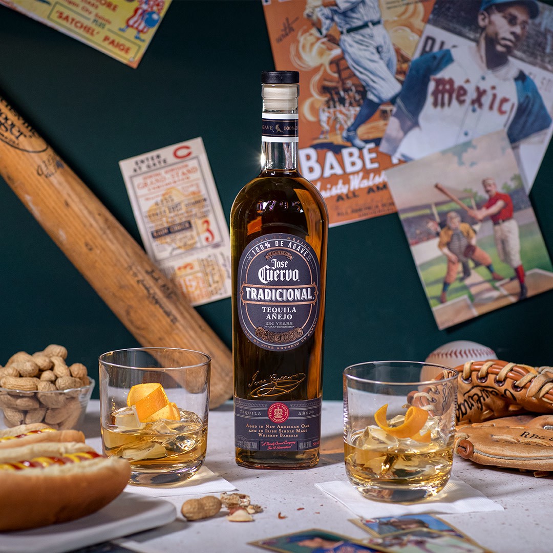 slide 3 of 9, Jose Cuervo Tradicional Añejo Tequila with Two Tasting Glasses 80 Proof (750 ml), 750 ml