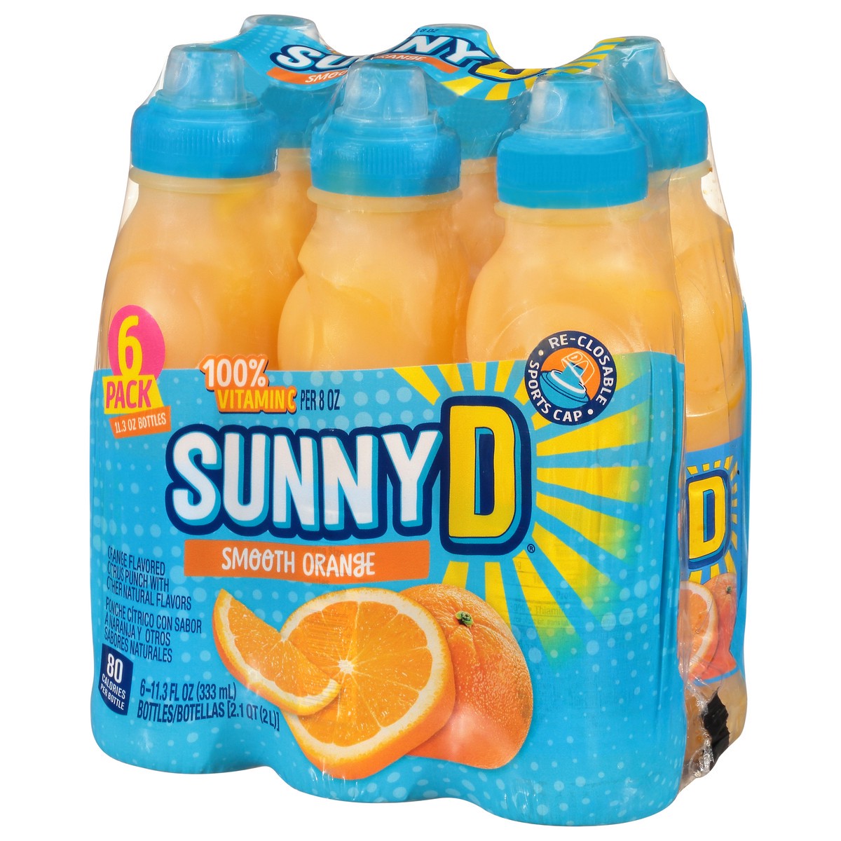 slide 8 of 9, Sunny D Sunnyd Smooth Orange Juice Drink- 6 ct, 6 ct