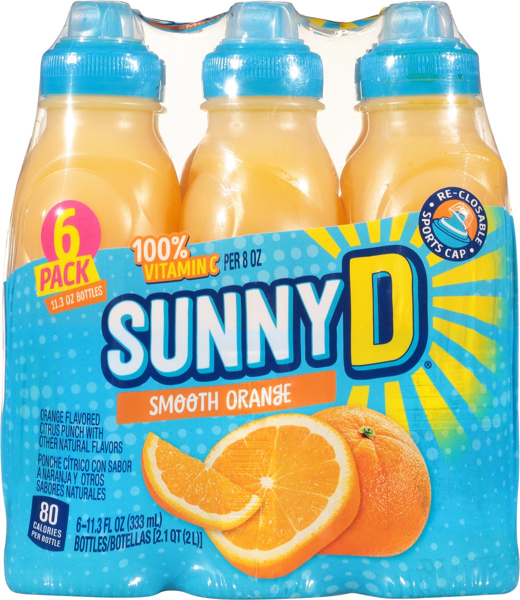 slide 3 of 9, Sunny D Sunnyd Smooth Orange Juice Drink- 6 ct, 6 ct