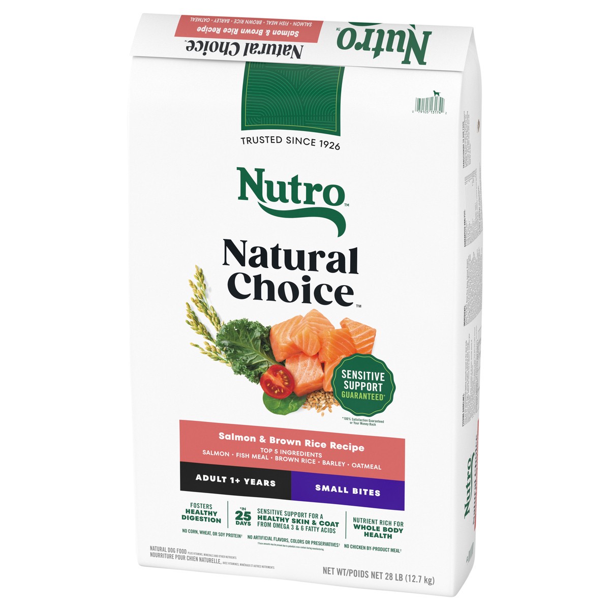 slide 4 of 4, Nutro Natural Choice Natural Adult 1+ Years Small Bites Salmon & Brown Rice Recipe Dog Food 28 lb, 28 lb