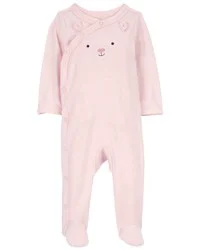 Carter's Baby Bear Snap-Up Cotton Sleep & Play Pajamas Pink PRE
