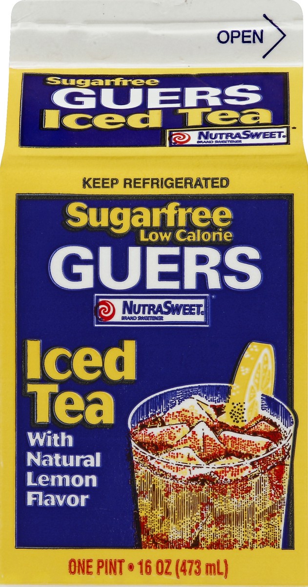 slide 3 of 4, Guers Diet Tea Pint - 16 fl oz, 16 fl oz