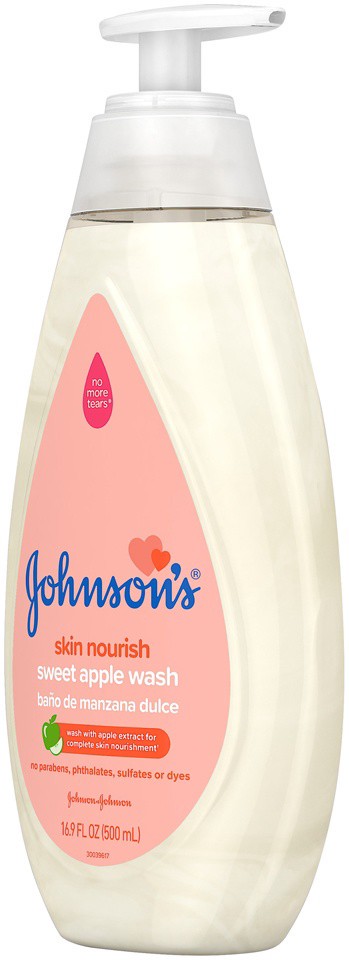 slide 6 of 6, Johnson's JOHNSON'S Skin Nourish Sweet Apple Wash, 16.9 Fl. Oz (500 mL), 16.9 fl oz