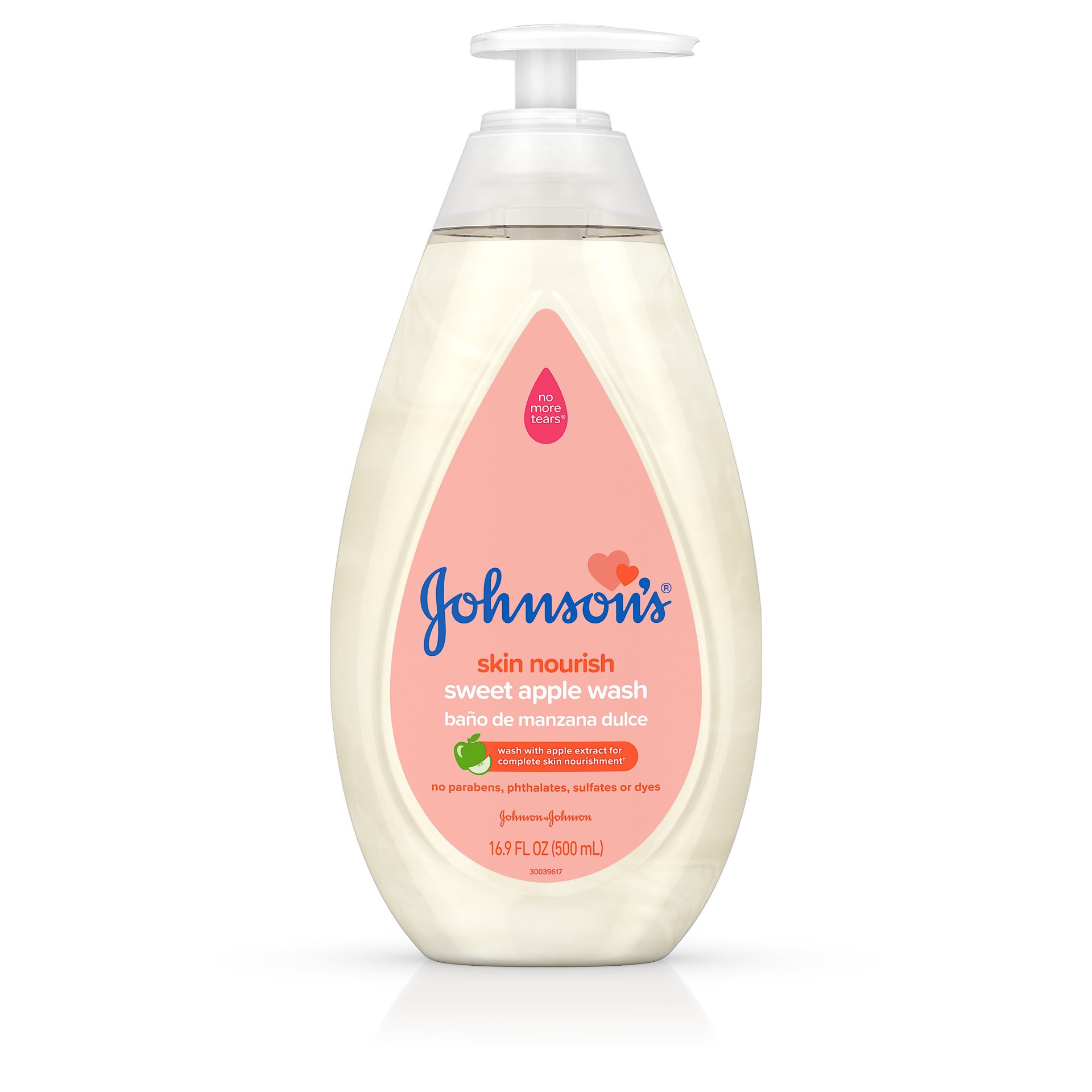 slide 1 of 6, Johnson's JOHNSON'S Skin Nourish Sweet Apple Wash, 16.9 Fl. Oz (500 mL), 16.9 fl oz