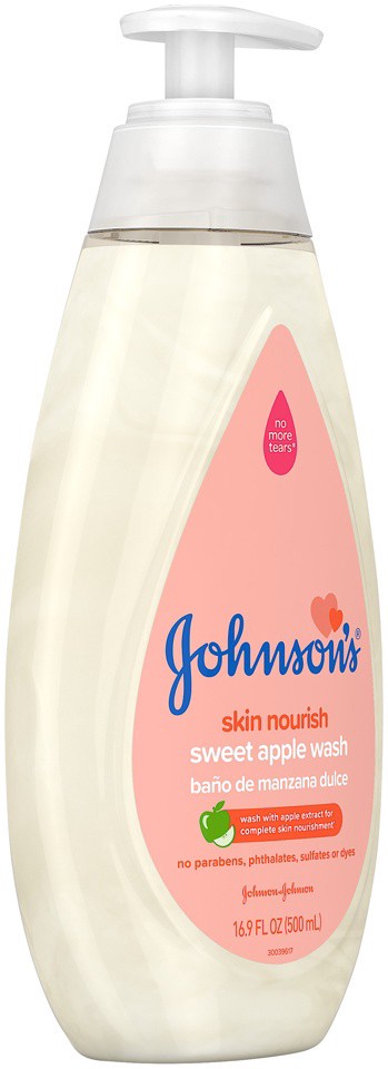 slide 5 of 6, Johnson's JOHNSON'S Skin Nourish Sweet Apple Wash, 16.9 Fl. Oz (500 mL), 16.9 fl oz