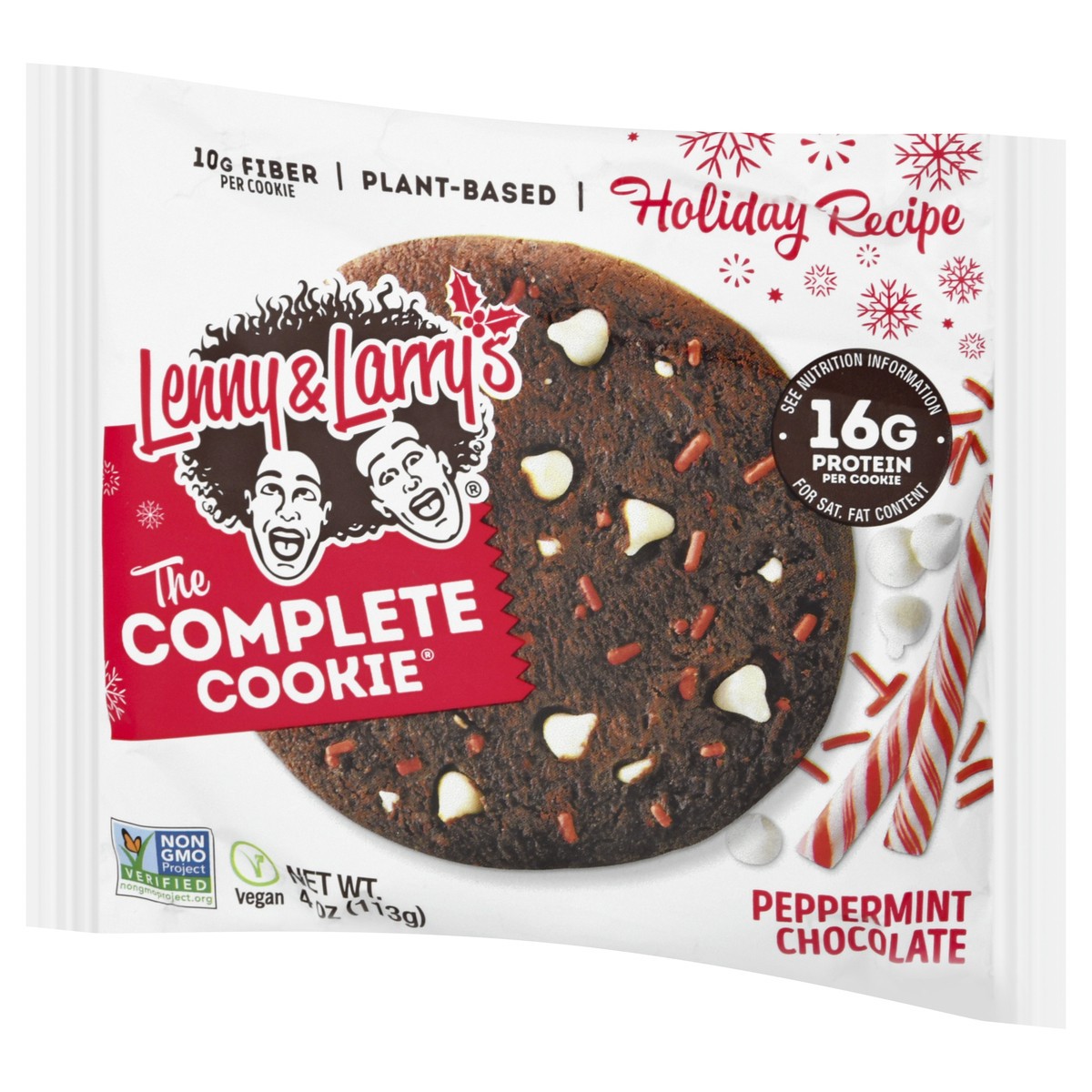 slide 11 of 13, Lenny & Larry's The Complete Cookie Peppermint Chocolate Cookie 4 oz, 4 oz