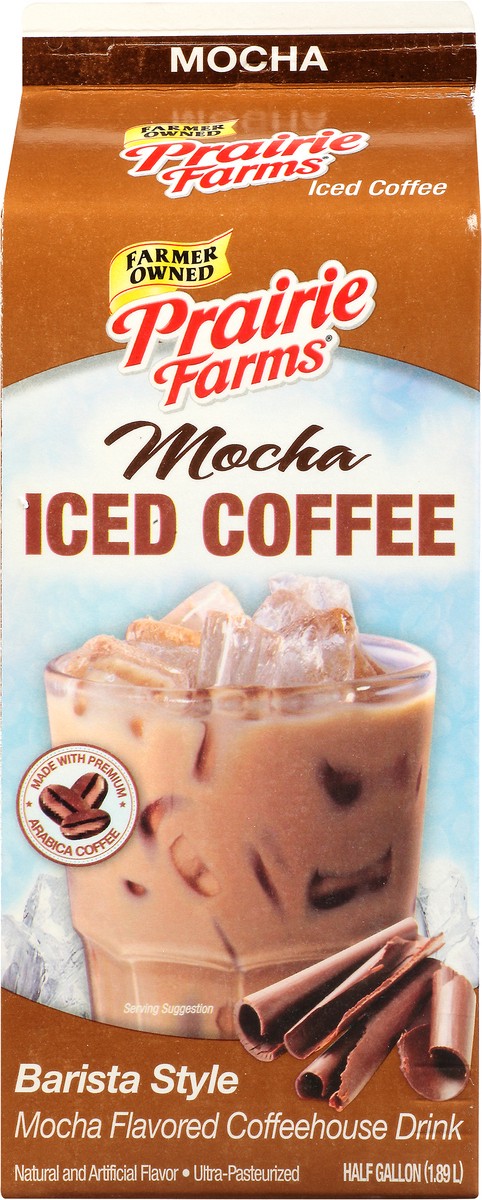 slide 2 of 13, Prairie Farms Barista Style Mocha Iced Coffee - 1/2 gal, 1/2 gal