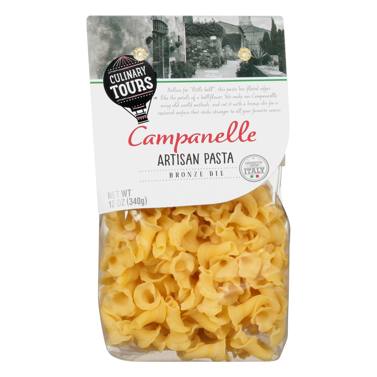 slide 1 of 9, Culinary Tours Campanelle Bronze Die Artisan Pasta 12 oz, 12 oz