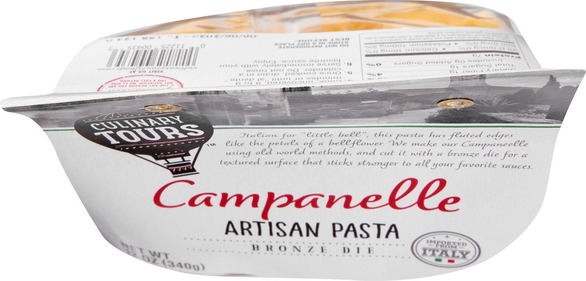 slide 9 of 9, Culinary Tours Campanelle Bronze Die Artisan Pasta 12 oz, 12 oz