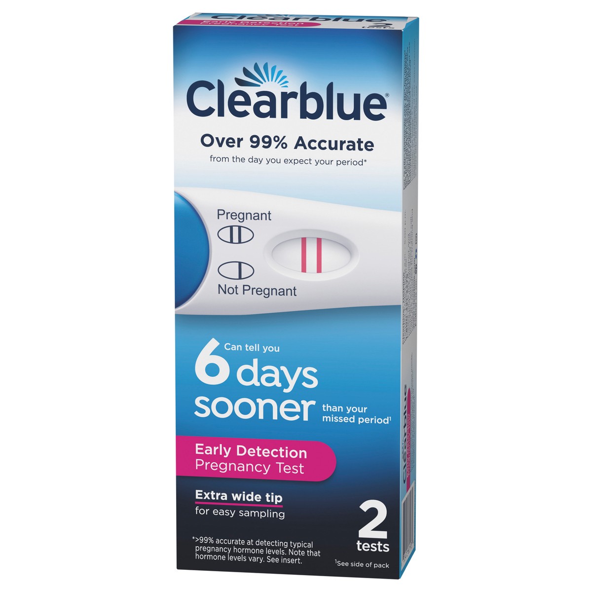slide 3 of 7, Clearblue Early Detection Pregnancy Test, 2 count, 2 ct
