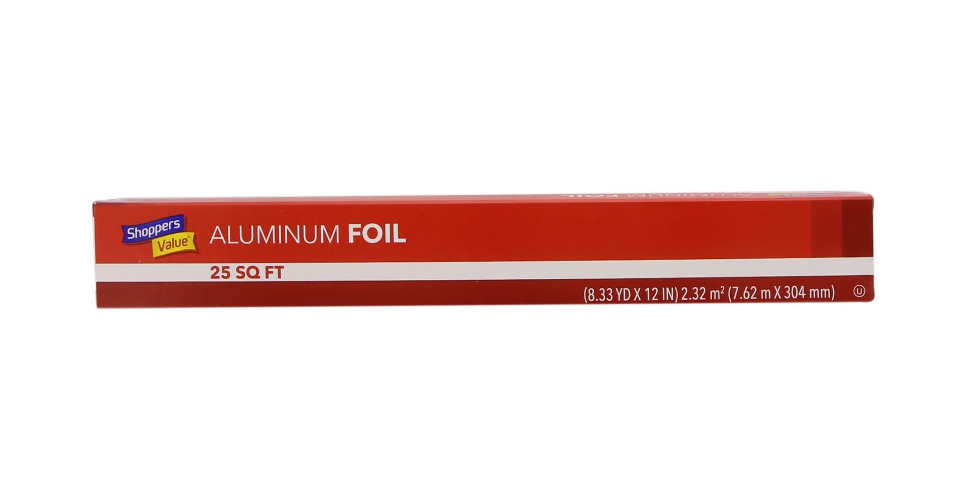 slide 1 of 1, Shoppers Value Aluminum Foil Standard, 25 ct